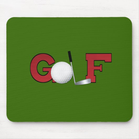 Golf-mousepad-2 Muismat (Voorkant)