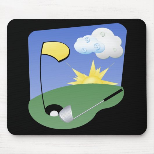 Golf Mousepad Muismat (Voorkant)