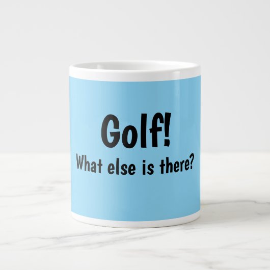 golf mug extra grote beker (Voorkant)