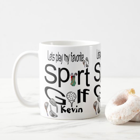 Golf Mugs Sports (Avec donut)