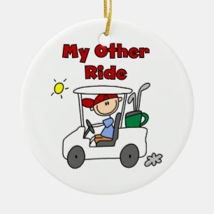 Golf My Other Ride Keramisch Ornament
