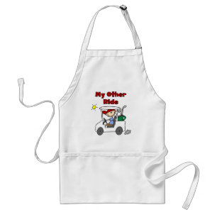 Golf My Other Ride Tshirts and Gifts Standaard Schort
