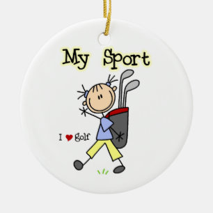 Golf My Sport Keramisch Ornament