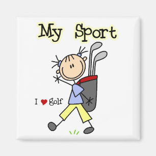 Golf My Sport T-shirts en Gifts Magneet