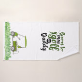 GOLF Né pour jouer au golf avec papa pour golfeur (Serviette de bain)