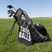 Golf Neemt Balls Golfhanddoek (Groen)