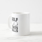 Golf Neemt Balls Koffiemok (Voorkant links)