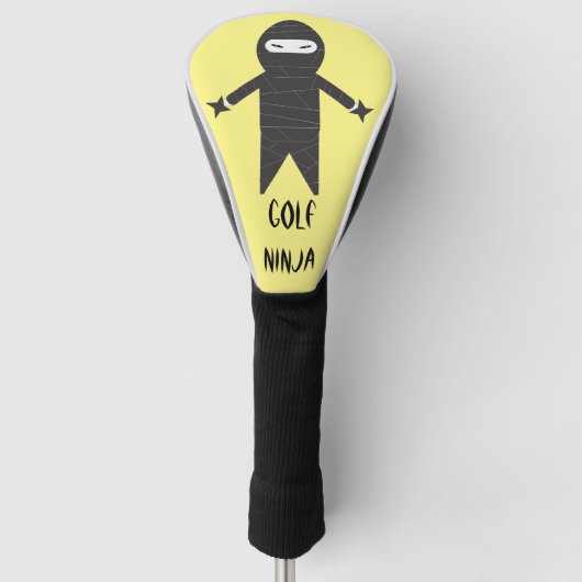 Golf Ninja Club Hoesjes Golfheadcover (Voorkant)