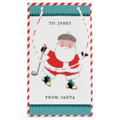 Golf Noël Vacances Petit sac cadeau (Dos)