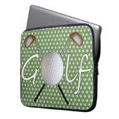 Golf notebook Hoesje Laptop Sleeve (Voorkant Links)