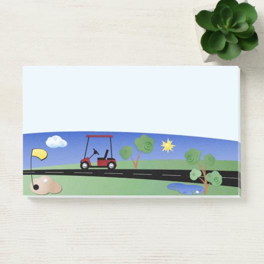 Golf - Notes post-it® de 10 po x 6 po (Bureau)