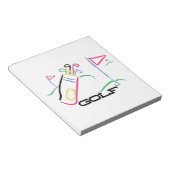 Golf Notitieblok (Schuin)