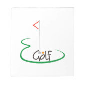 Golf Notitieblok (Voorkant)