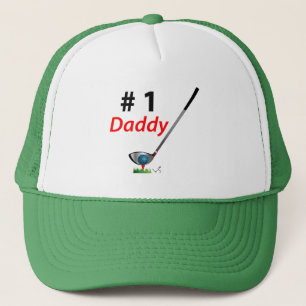 GOLF - Nummer Een Papa, Cool Golf Trucker Hoed Pet