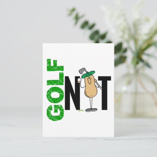 Golf Nut 1 Briefkaart (Staand voorkant)