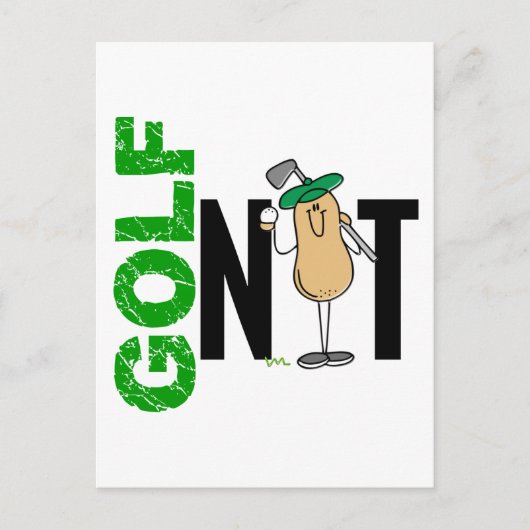 Golf Nut 1 Briefkaart (Voorkant)
