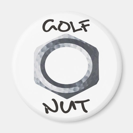 Golf Nut Magneet (Voorkant)