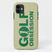 Golf Obsession Green Tan Golfing iPhone 5 Coque (Dos)