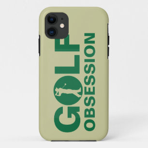 Golf Obsession Green Tan Golfing iPhone 5 Coque