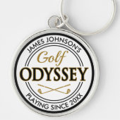 Golf Odyssey gepersonaliseerde naam Fun Sleutelhan Sleutelhanger (Voorkant)