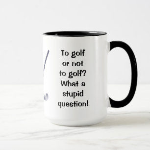 Golf of niet aan Golf Ringer Mok