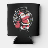 Golf Oh Kerstman Sinterklaas Golfer Golfi Blikjeskoeler (Voorkant)