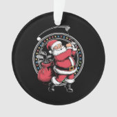 Golf Oh Kerstman Sinterklaas  Golfer Golfi Ornament (voorkant)