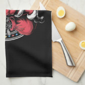 Golf Oh Kerstman Sinterklaas Golfer Golfi Theedoek (Quarter Fold)