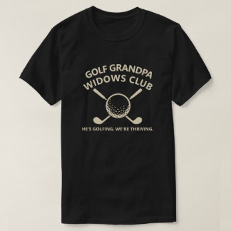 Golf Oma Weduwen Club Grappig Vrouw Cadeau T-shirt