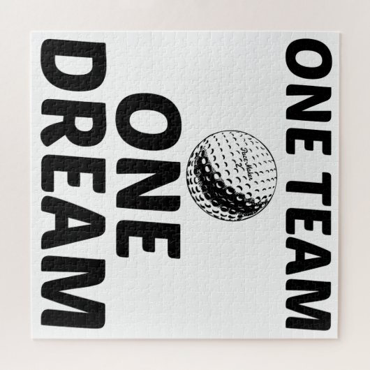 GOLF ONE TEAM ONE DREAM LEGPUZZEL (Horizontaal)