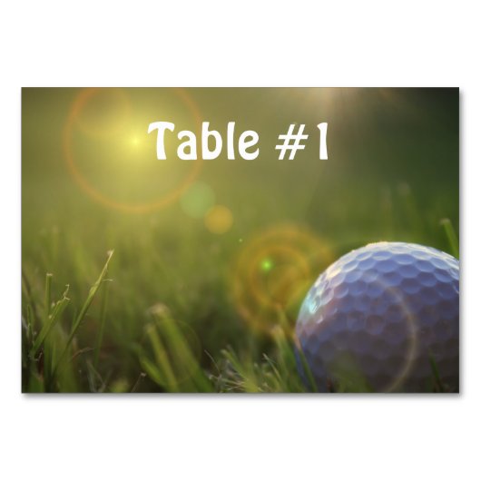 Golf op een zonnige dag kaart (Voorkant)