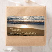 Golf op Sunset Wedding Labels (Insitu)