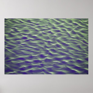 Golf op waterlichaam poster