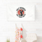 Golf Opa Net Als Een Gewone Opa (2) Spandoek (Insitu)