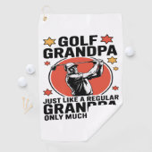 Golf Opa Net Als Een Reguliere Opa Golfhanddoek (Insitu)