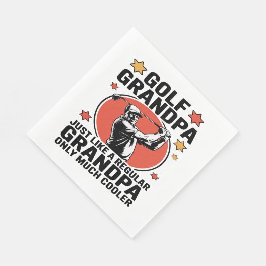 Golf Opa Net Als Een Reguliere Opa Servet (Hoek)