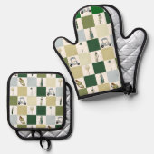 Golf Ovenwant & Pannenlap Set (Voorkant / Achterkant)