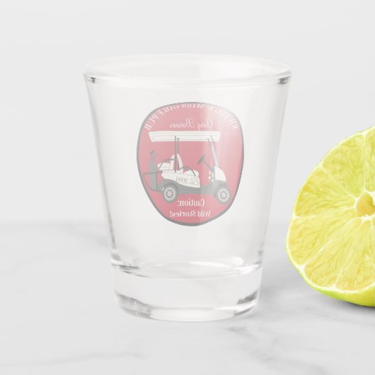 Golf Panier de golf Shot Verre Drinkware (Dos)
