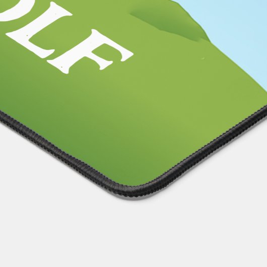 Golf Panier Design Desk Mat (Coin)