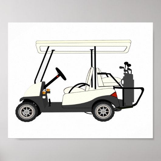 Golf Panier Enfants Décor Imprimer Poster (Devant)