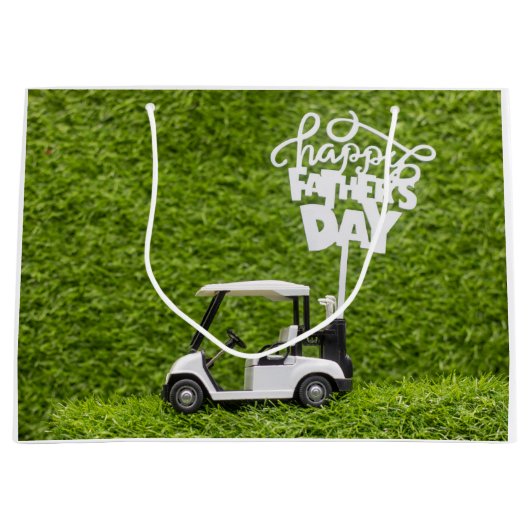 Golf Papa op Vaderdag Gift voor papa Groot Cadeauzakje (Voorkant)
