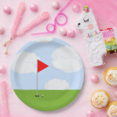 Golf Papieren Bordje (Feest)