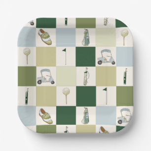 Golf Par Afslagplaats Papieren Bordje