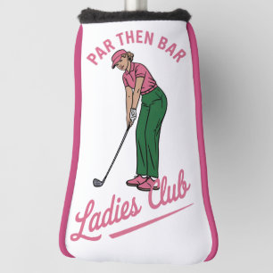 Golf Par Dan Bar Damesclub Golf Golfer Golvend Mei Golfheadcover