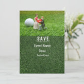 Golf Par invitation à la fête de golf (Debout devant)