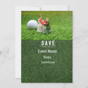 Golf Par invitation à la fête de golf