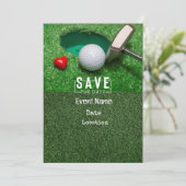 Golf Par invitation à la fête de golf (Debout devant)