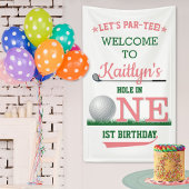 Golf PAR-T-SHIRT 1st Birthday Welcome Spandoek