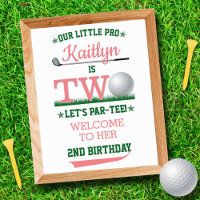 Golf PAR-T-SHIRT 2e verjaardag