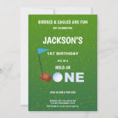 Golf Par-T-shirt Uitnodigingen (Voorkant)